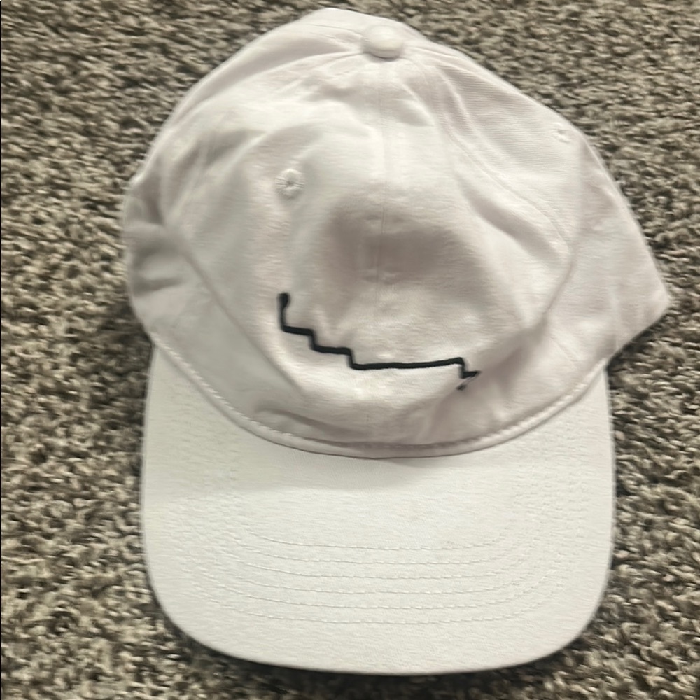 Port and Company White Baseball Cap with Black Embroidery